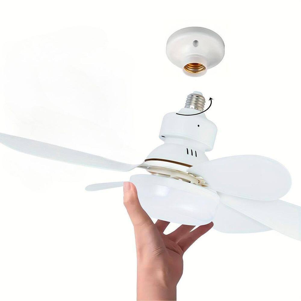 Ventilador De Teto Bivolt Potente Com Controle E Lâmpada