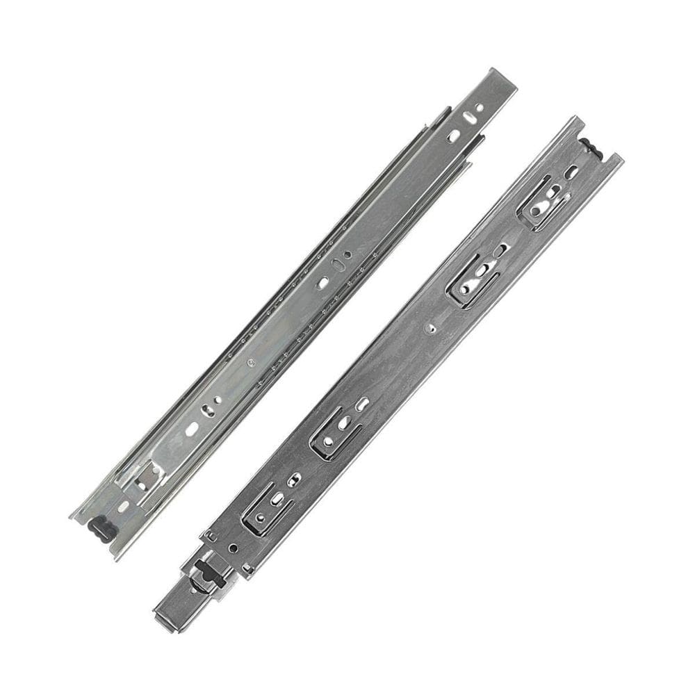 Corrediças Telescópicas Pesadas Zincadas 450mm 45mm 40kg XF