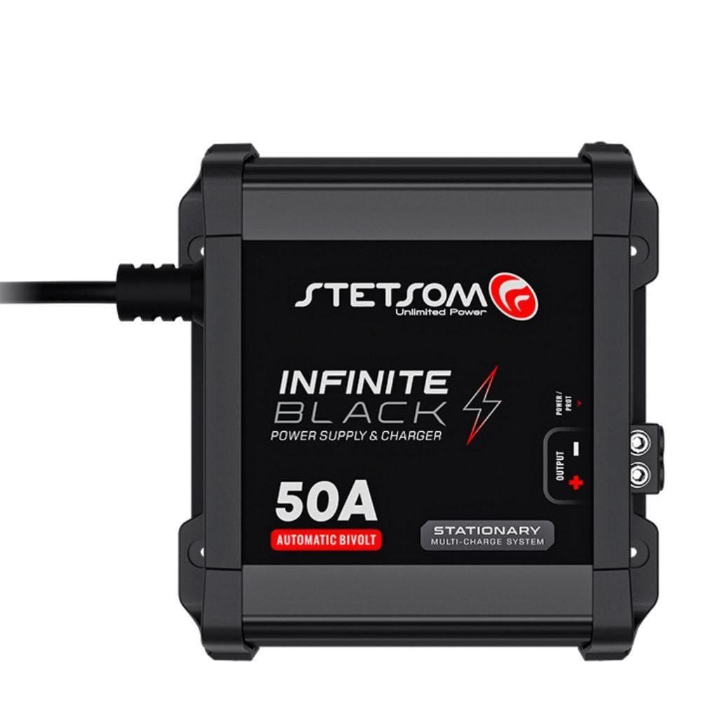 Carregador De Bateria - Fonte Stetsom Infinity Black 50a Digital