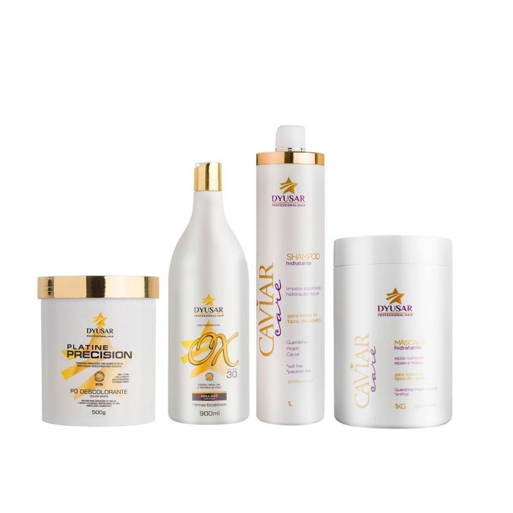 Kit De Hidratação Capilar E Descoloração