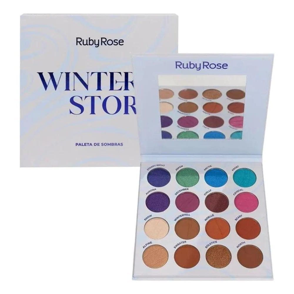 2X Paleta De Sombras Ruby Rose Winter Storm 3,2G