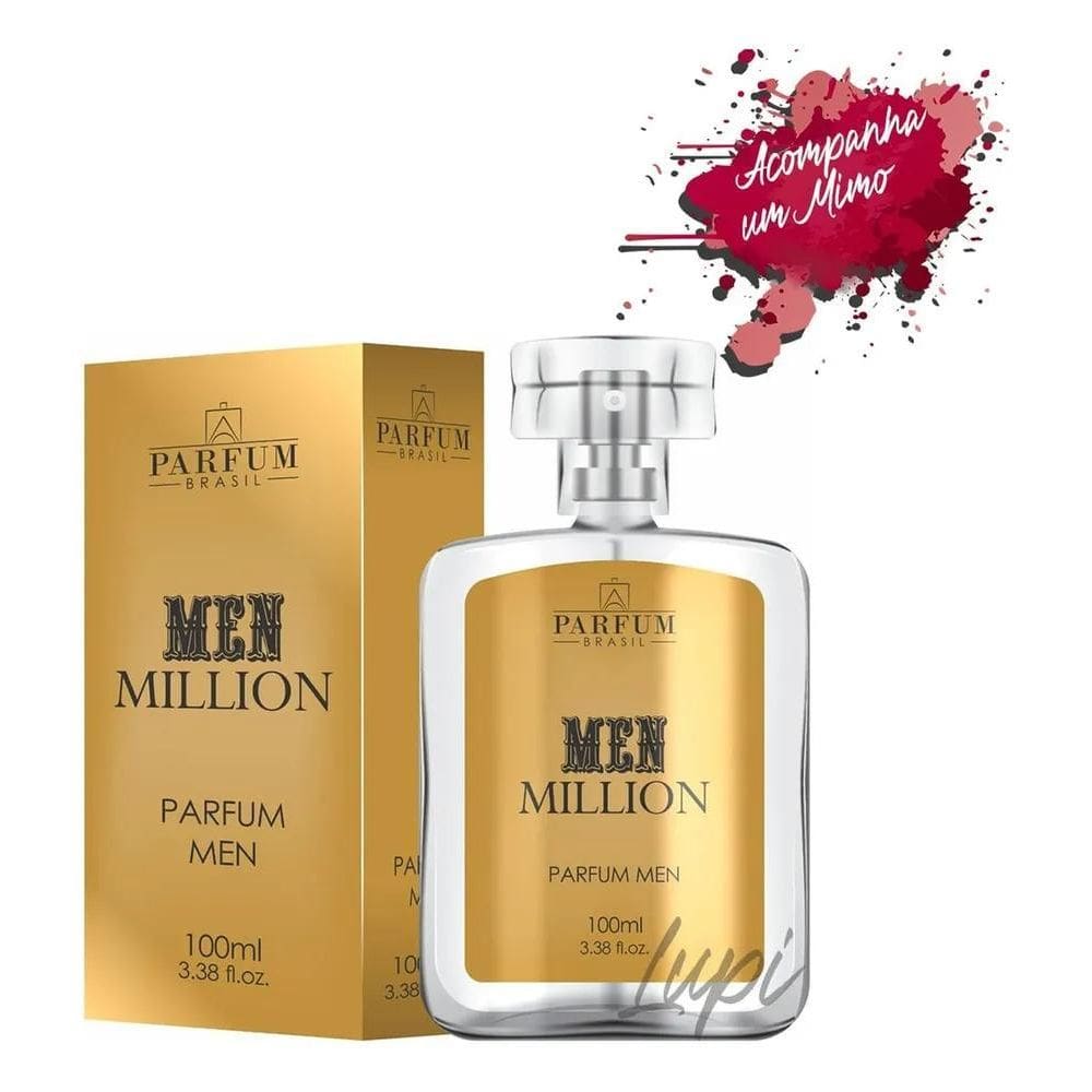 2X Parfum Brasil Men Million Edp 100Ml Para Masculino Volume