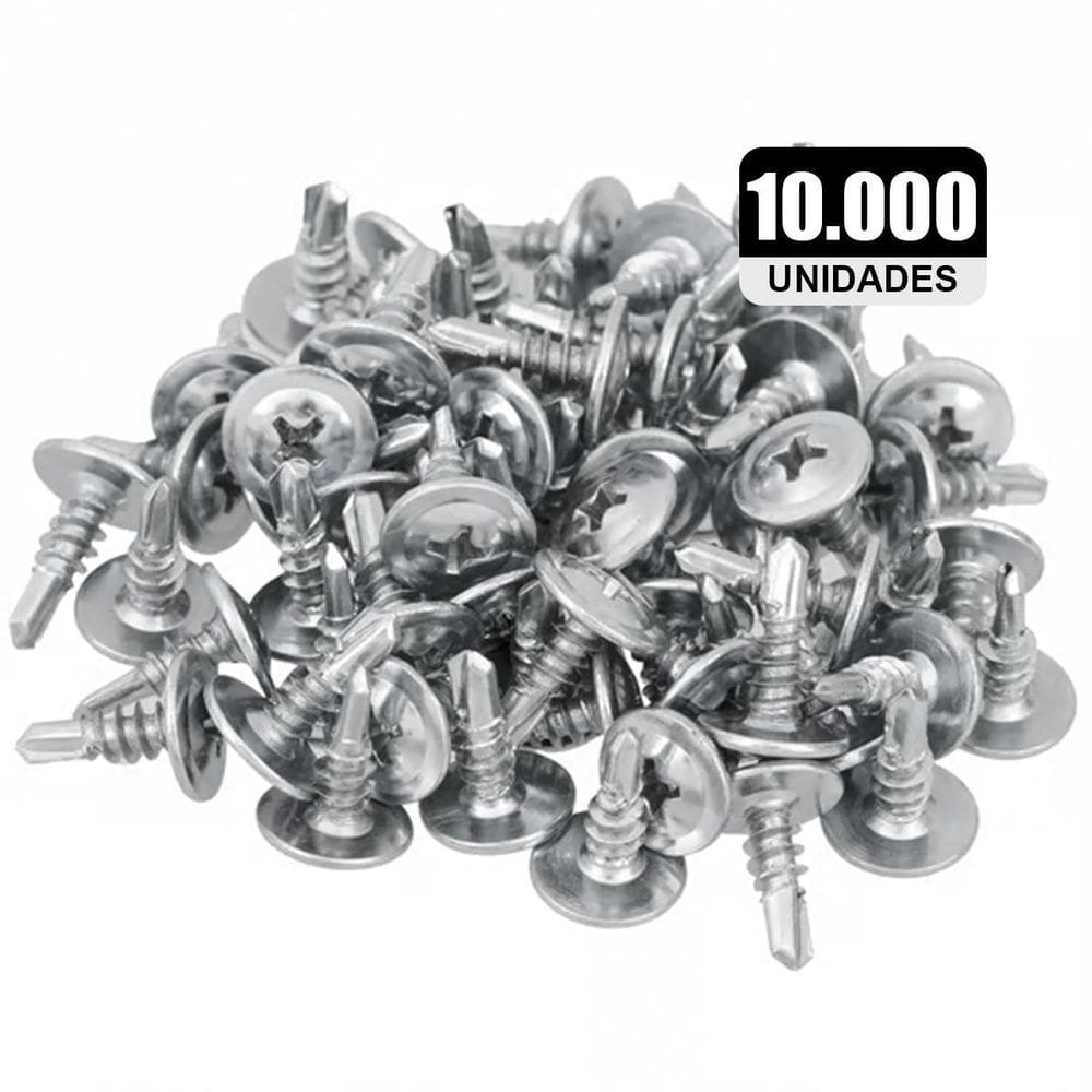 Parafuso Ponta Broca Flangeado 4,2X13 - 10000 Pç Drywall
