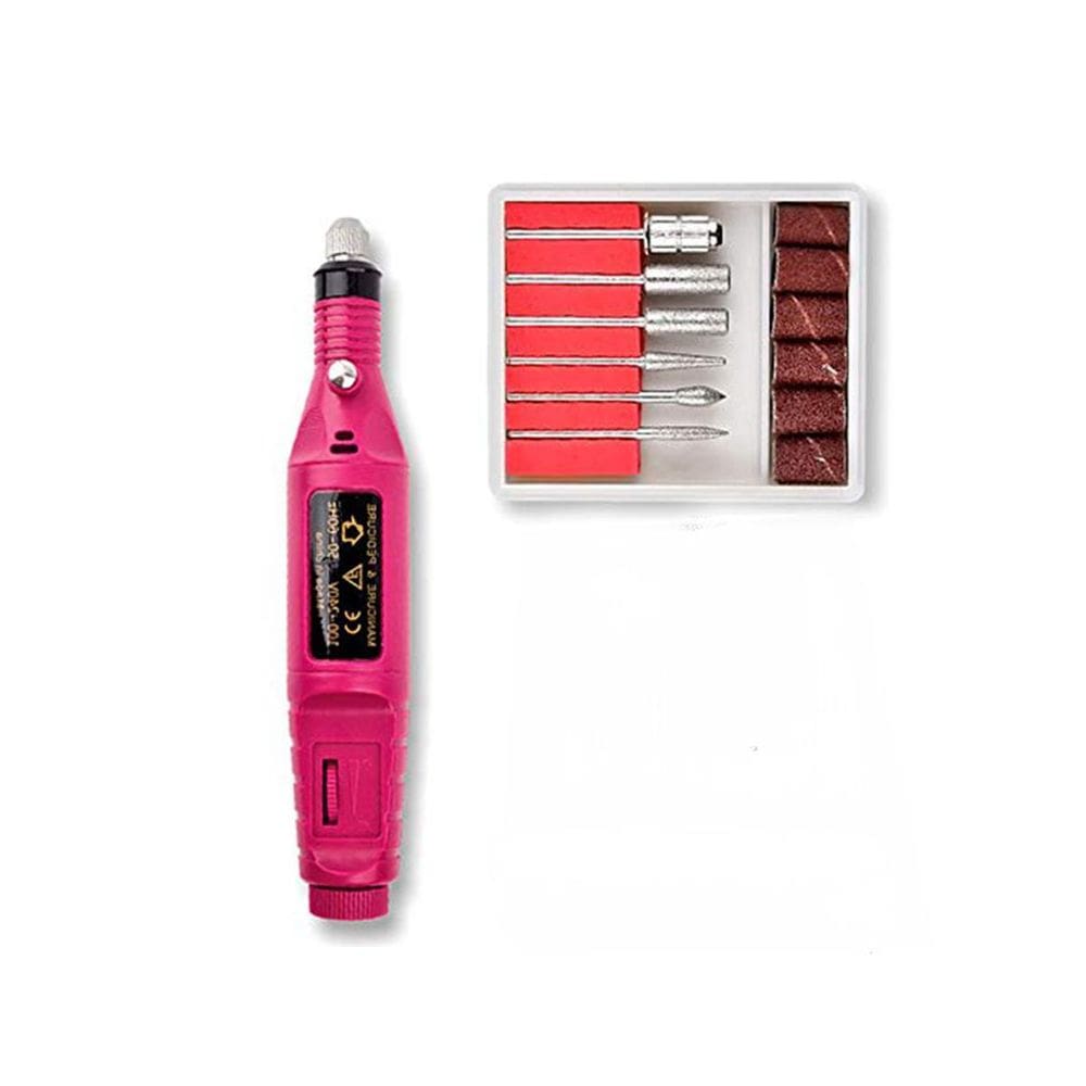 Mini Lixadeira De Unhas Elétrica Portátil 110V/220V