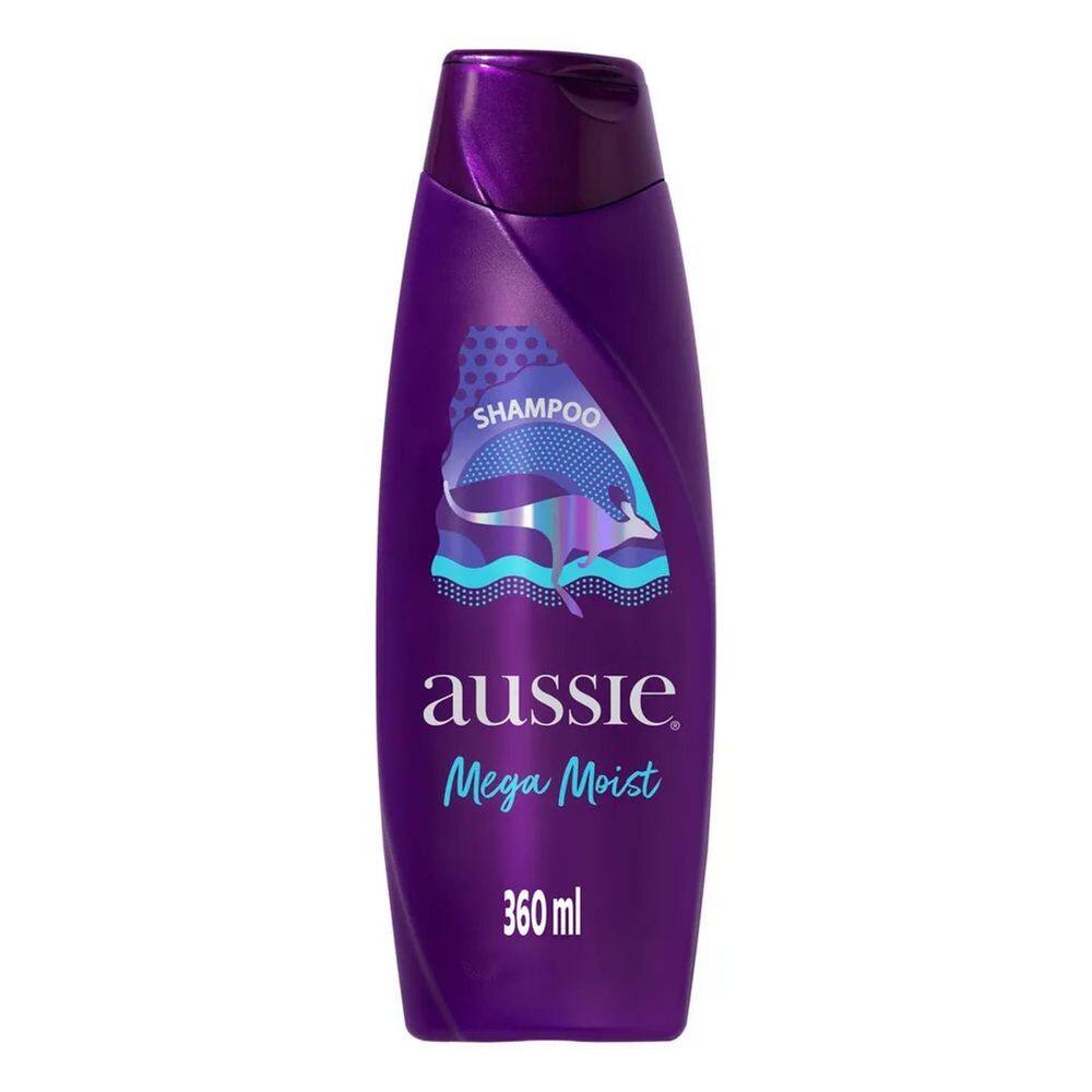 10X Shampoo Aussie Mega Moist Super Hidratação 360Ml
