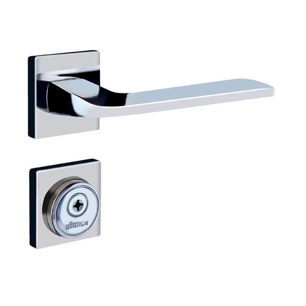 Fechadura Tetra Roseta S40 Cromado Ultra Line Aliança