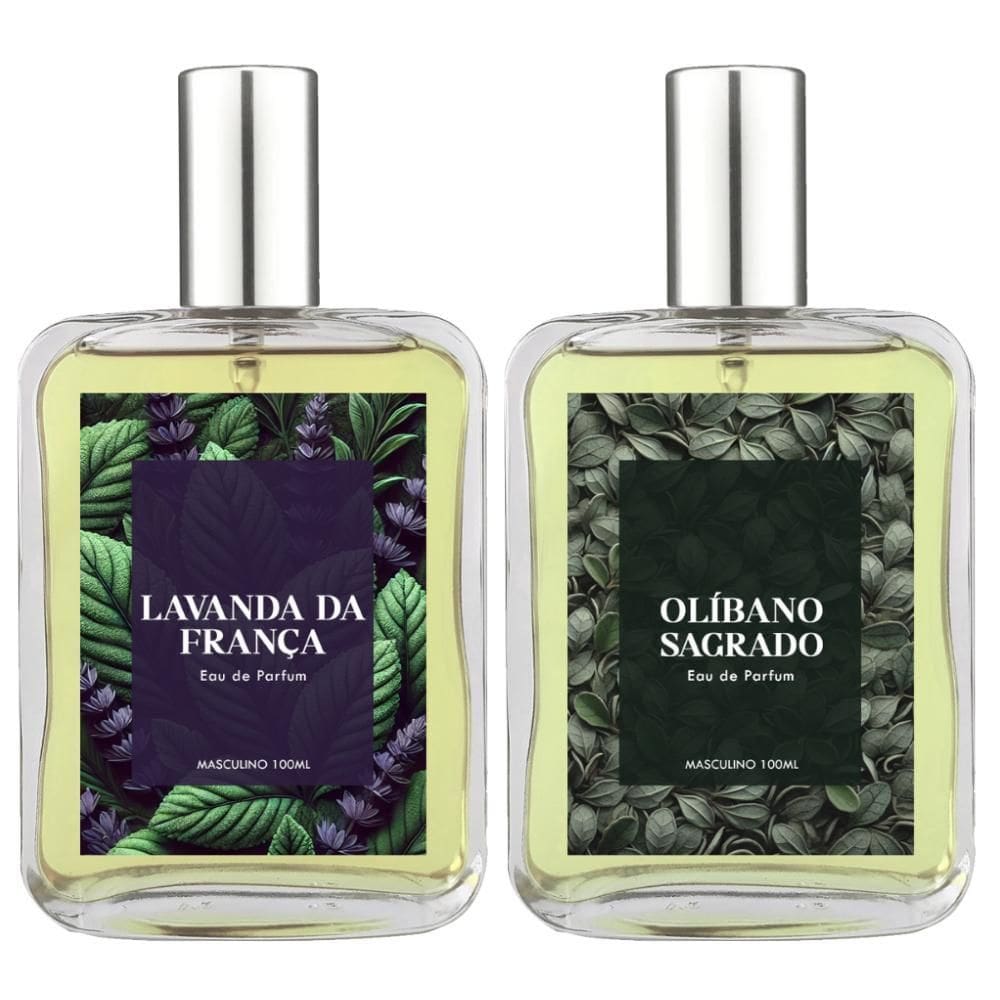 Kit Perfume Masculino Lavanda + Olíbano Sagrado 100Ml