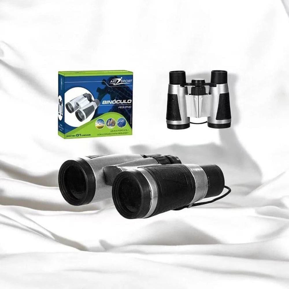 Binóculo Portatil Pequeno Adulto E Infantil Com Cordão Bom A