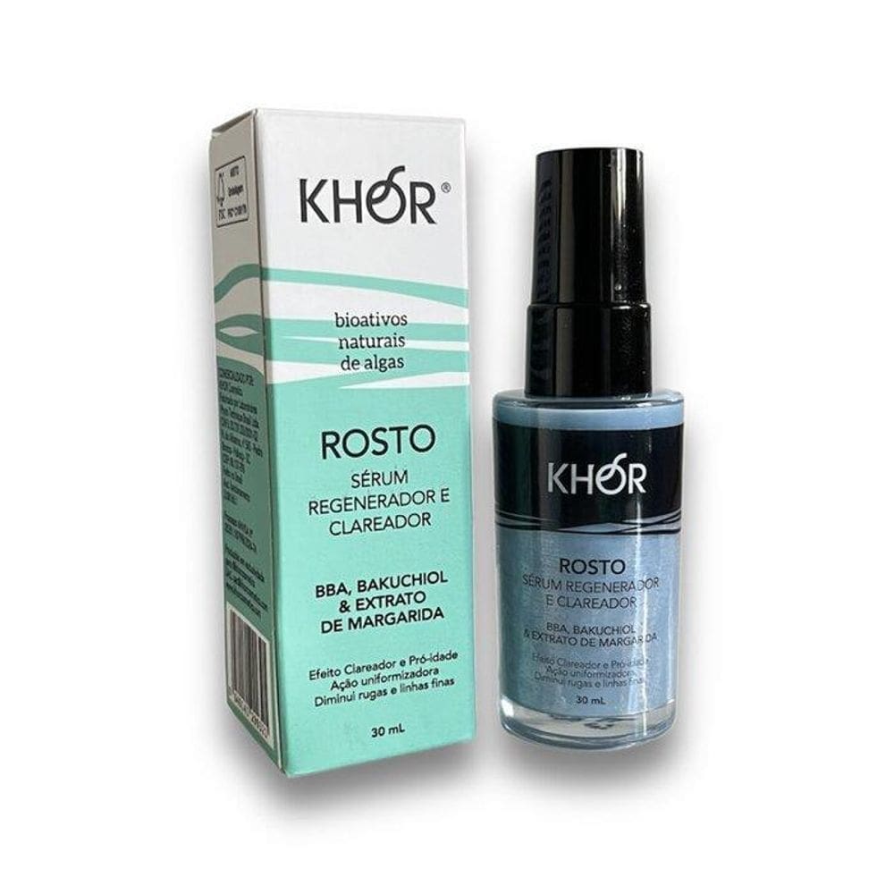 Sérum Facial Regenerador E Clareador 30Ml Khor