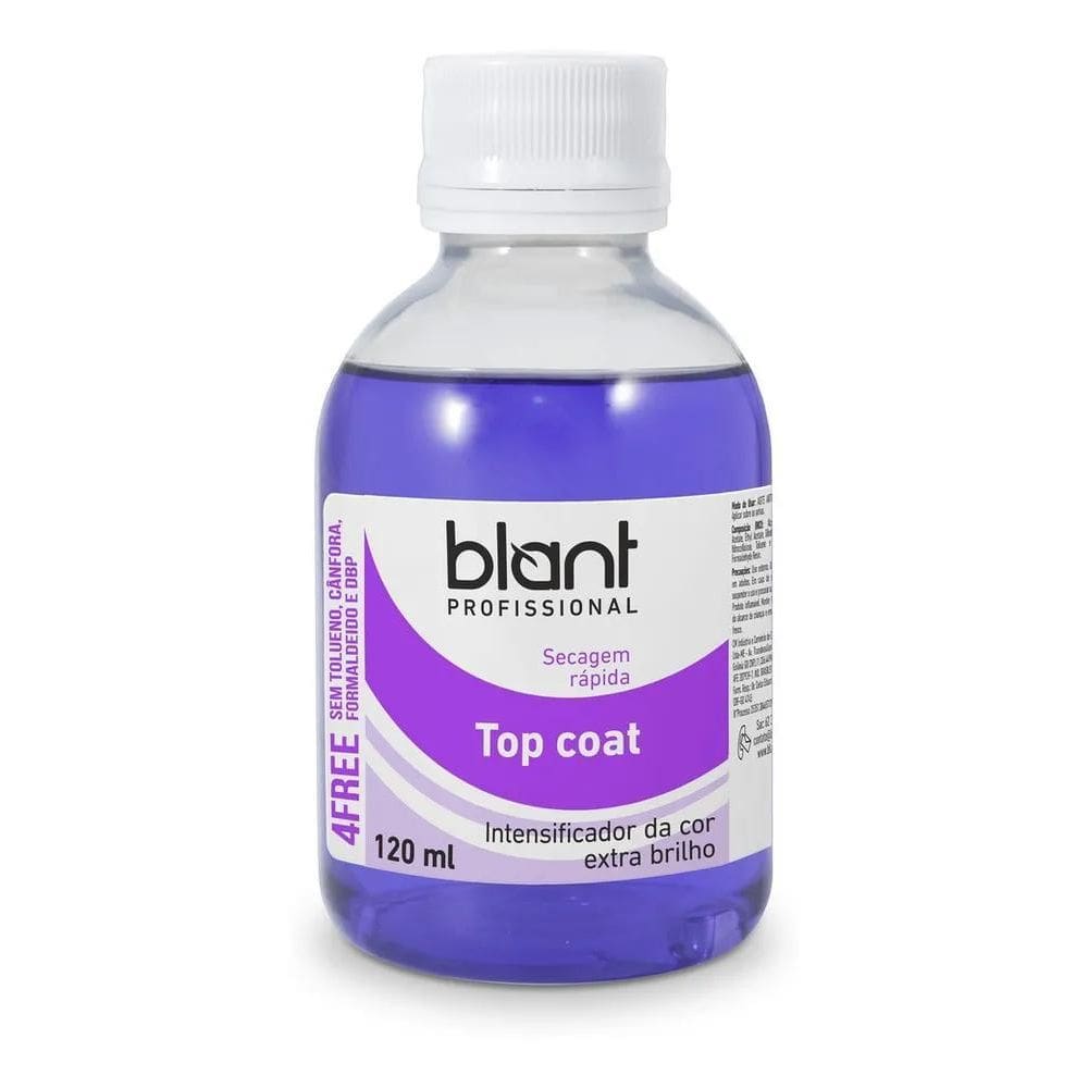 2X Blant Unhas 4Free 120Ml Base - Verniz- Top C