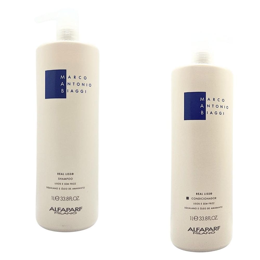 Shampoo E Condicionador Mab Real Liss 1000Ml