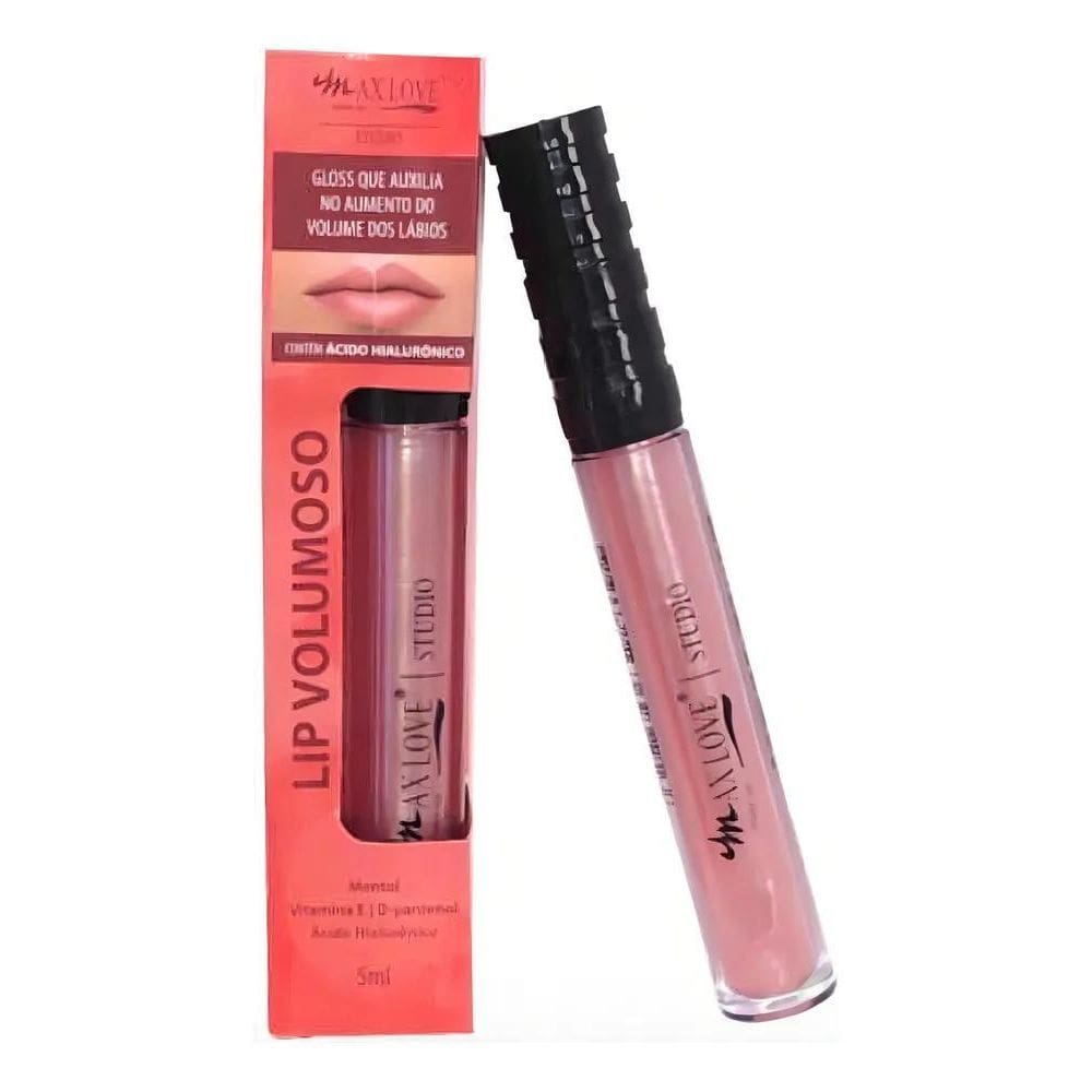 2X Gloss Labial Lip Volumoso Rosa Cintilante Max Love É