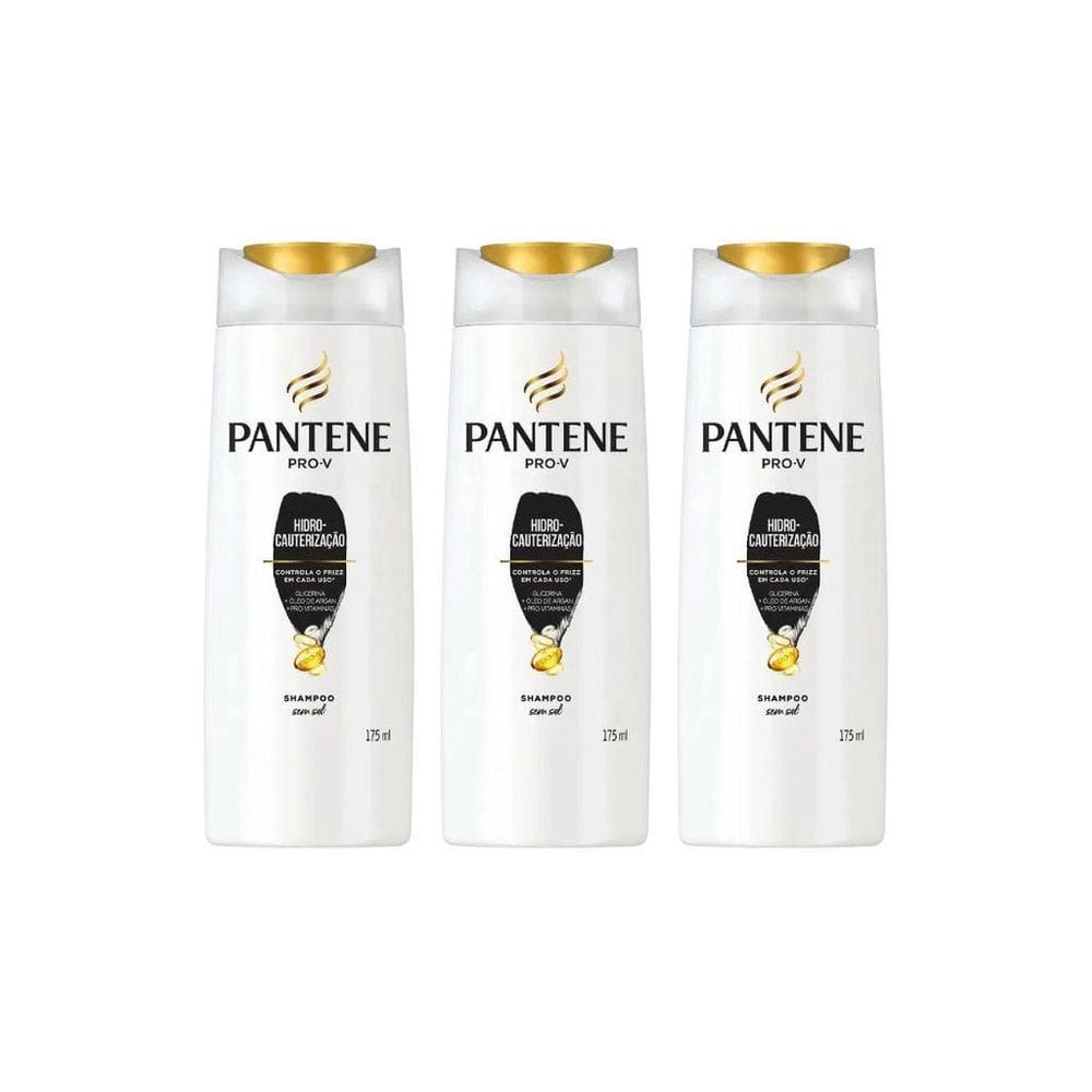 Kit Pantene Hidro Cauterização 3 Shampoo 175Ml