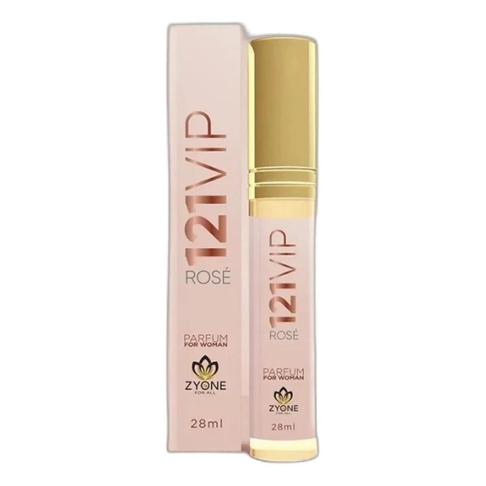 2X Perfume Feminino Zyone 121 Vip Rose Brz Blossom 28Ml Parf