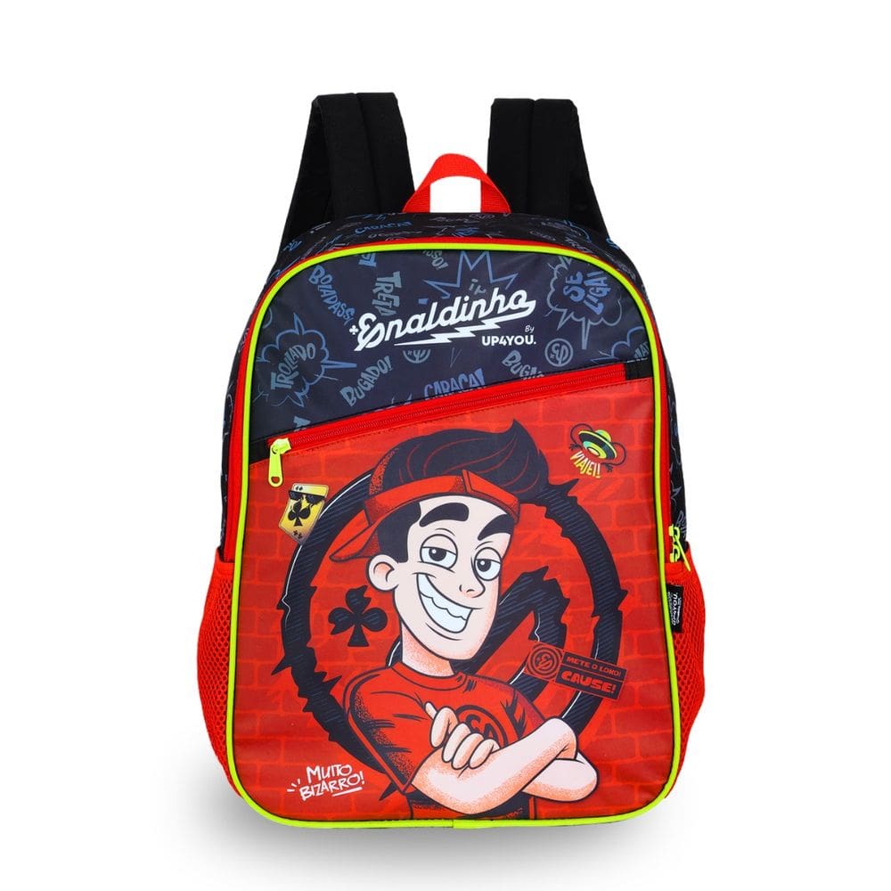 Mochila de Costas Enaldinho Youtuber Infantil Meninos
