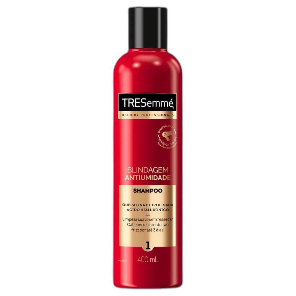 Shampoo Tresemmé Blindagem Antiumidade 400Ml Lançamento