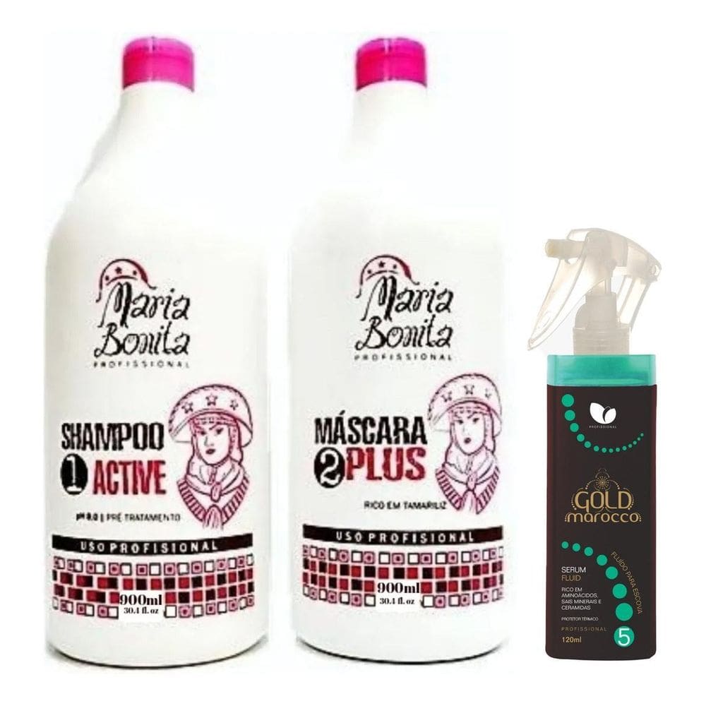 Kit Selagem Maria Bonita Progressiva Alisamento Selagem