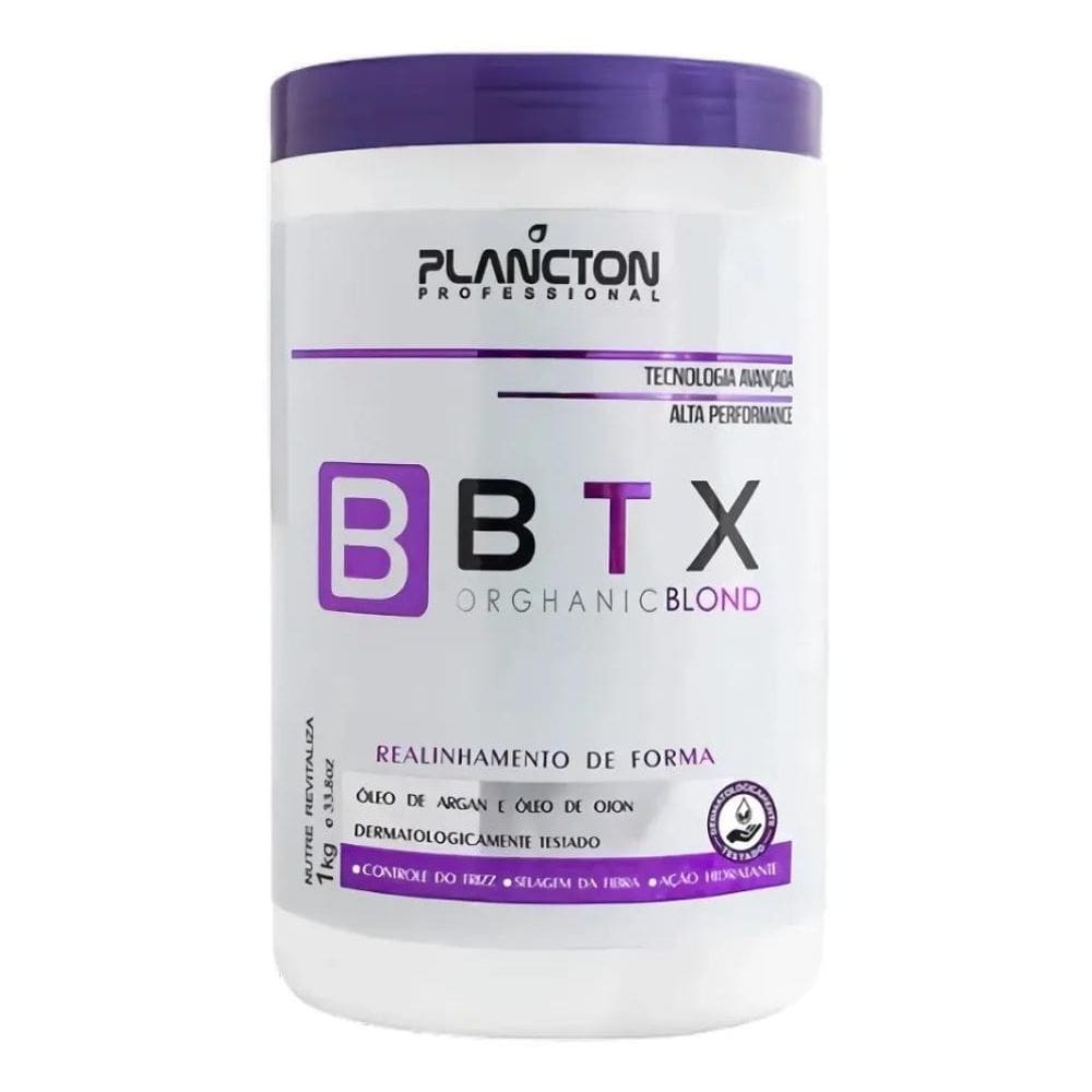 2X Btx Blond - Sem Formol  Para Cabelos Loiros  - Plancton P