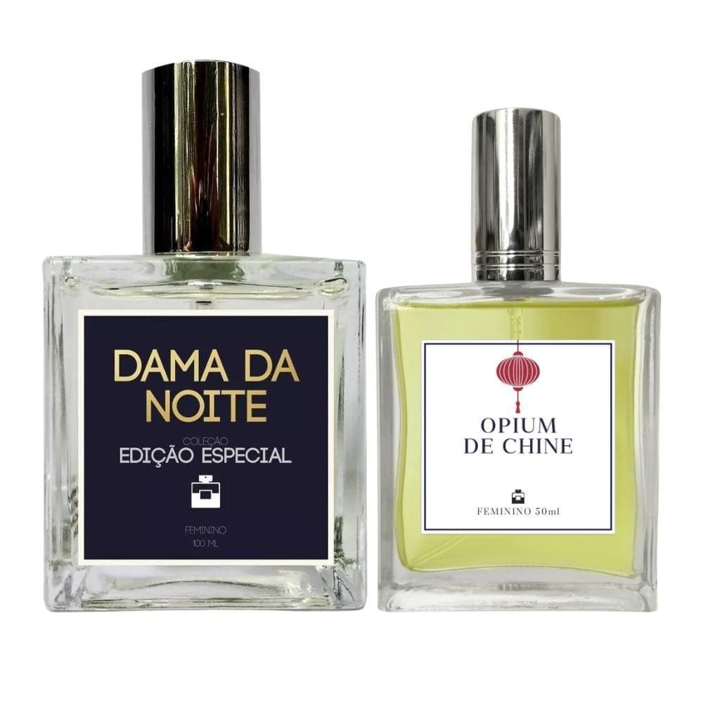 Kit Perfume Fem. Dama Da Noite 100Ml + Opium De Chine 50Ml