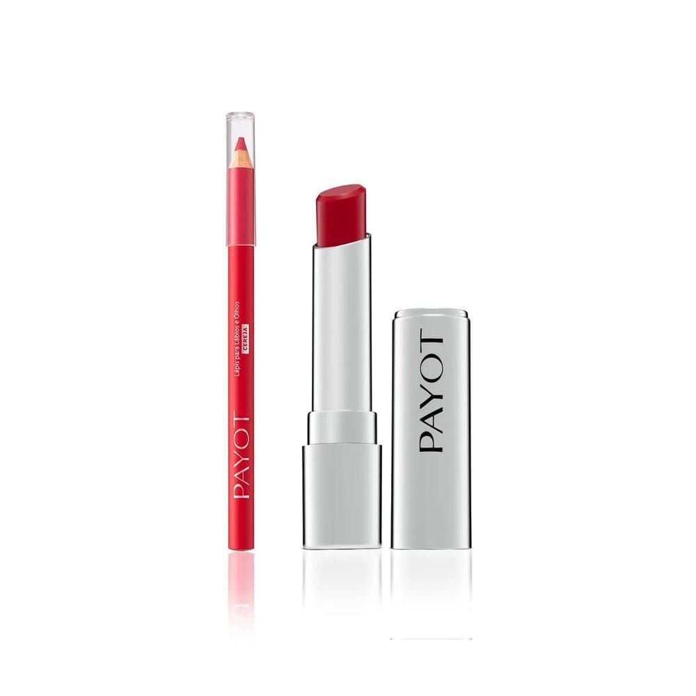 Kit Labial Payot - 10: Batom Vermelho + Lápis Cereja