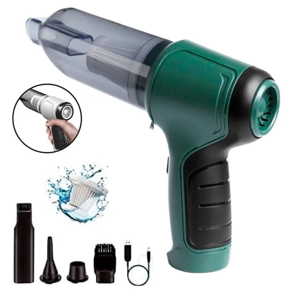 Mini Aspirador Doméstico Portátil Recarregável Limpeza