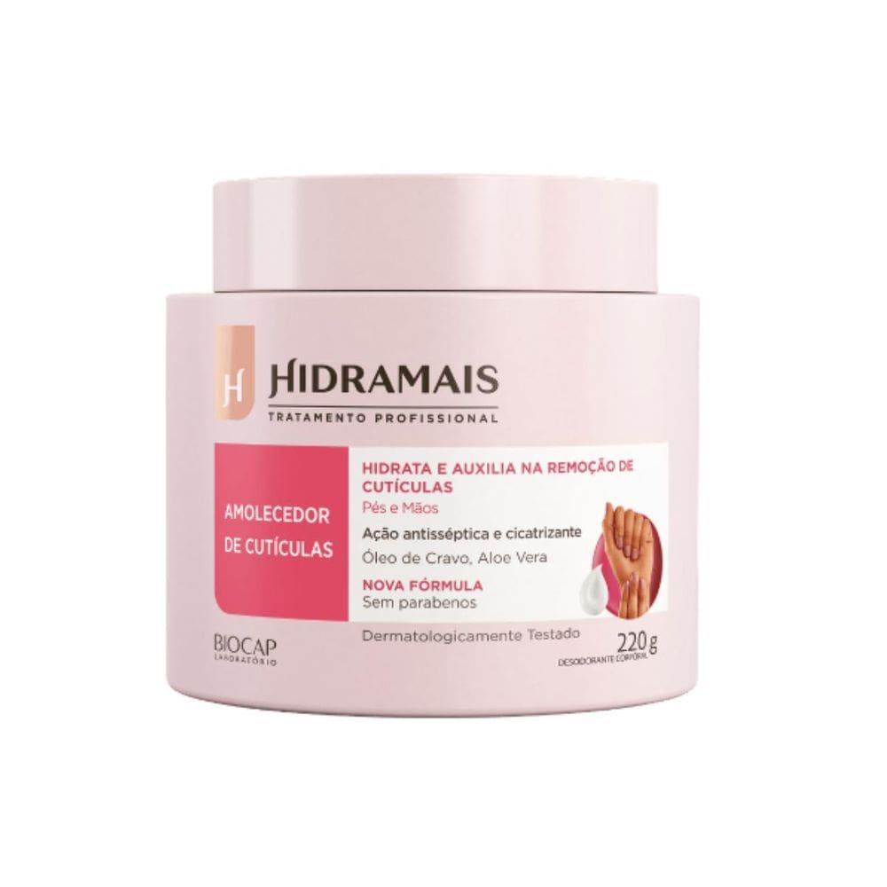 Creme Hidratante Amolecedor De Cutículas 220G Hidramais