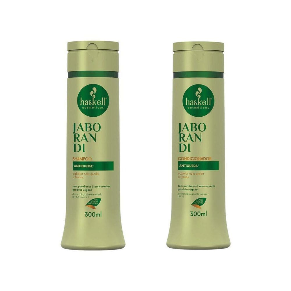 Kit Shampoo + Condicionador 300Ml Jaborandi