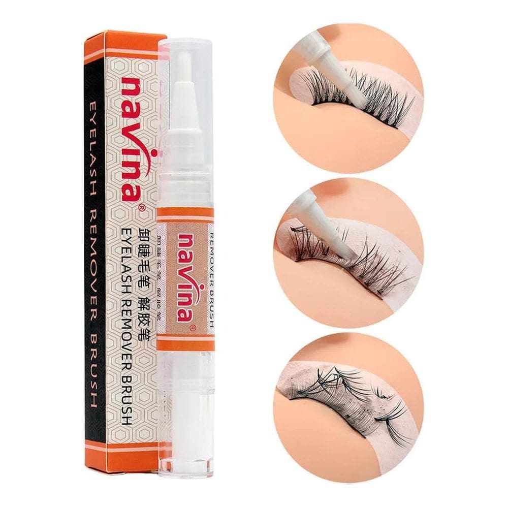 3X Caneta Removedor De Cola Para Cílios Alongamento Extensão