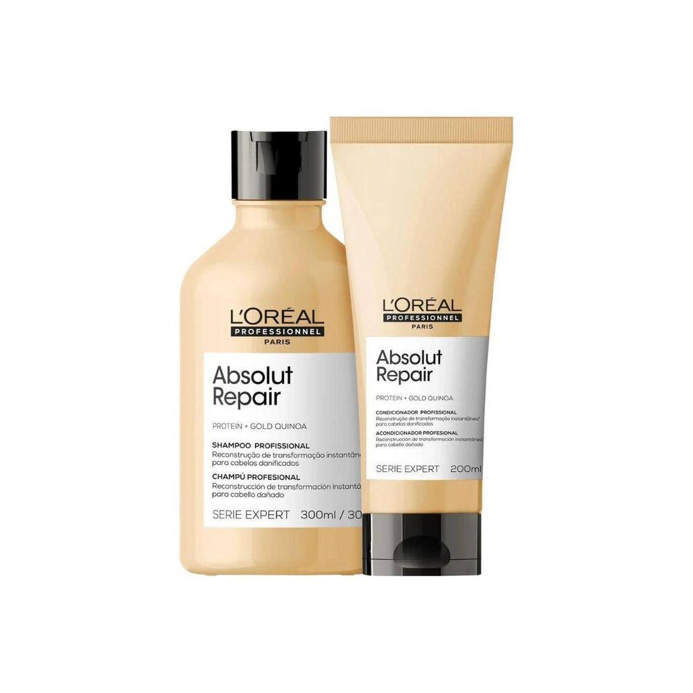 Loreal Absolut Repair Kit Shampoo 300Ml+ Condicionador 200Ml