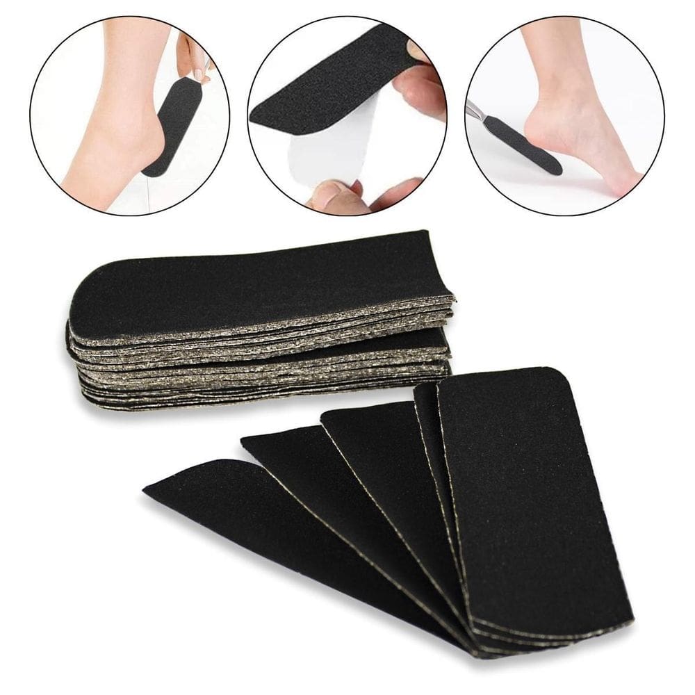 Kit 50 Lixa Refil Pé Descartável Adesiva Pedicure Podóloga