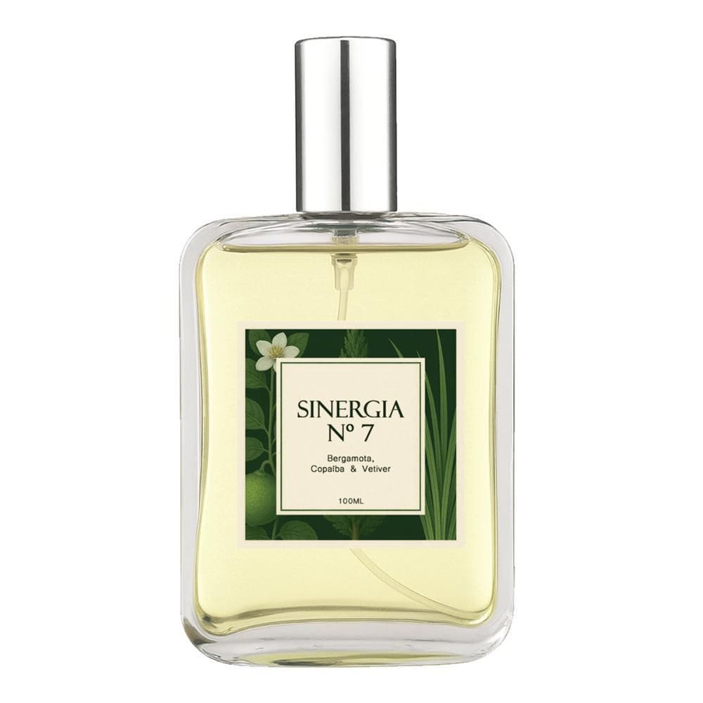 Perfume Sinergia 7 - Bergamota, Copaíba, Vetiver 100Ml