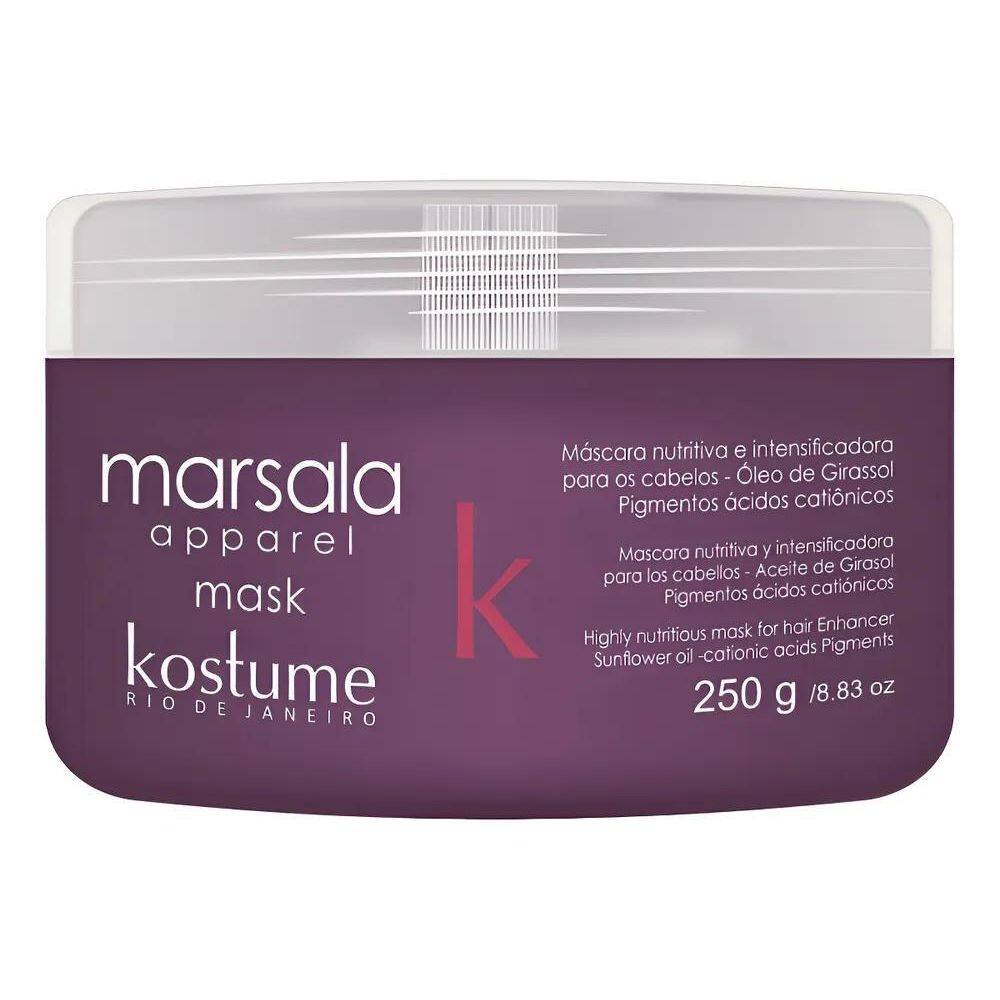 5X Máscara Kostume Kolor Marsala 250G Intensificadora