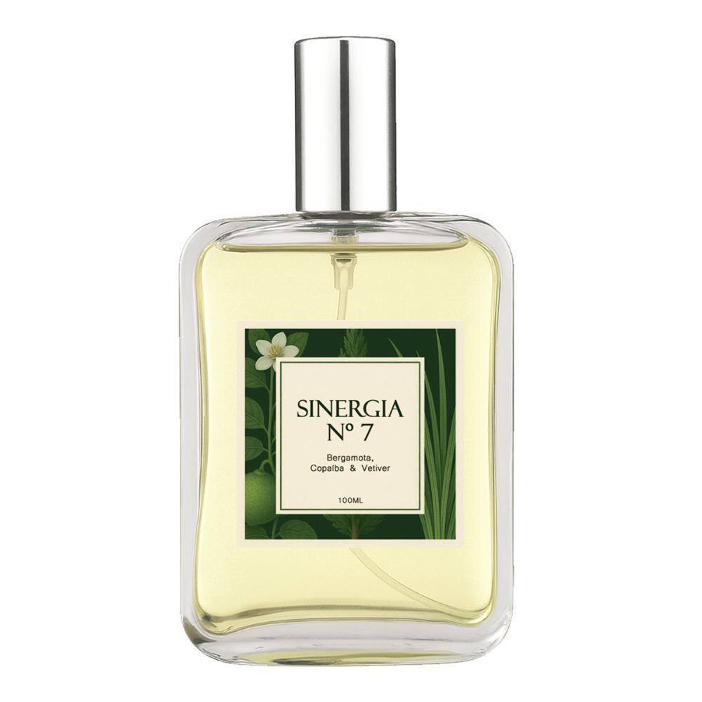 Perfume Sinergia 7 - Bergamota, Copaíba, Vetiver 100Ml