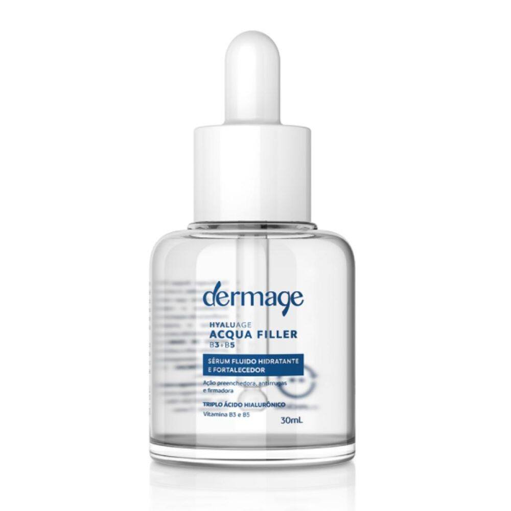 Hidratante Facial Sérum B3 + B5 Acqua Filler Dermage 30 Ml