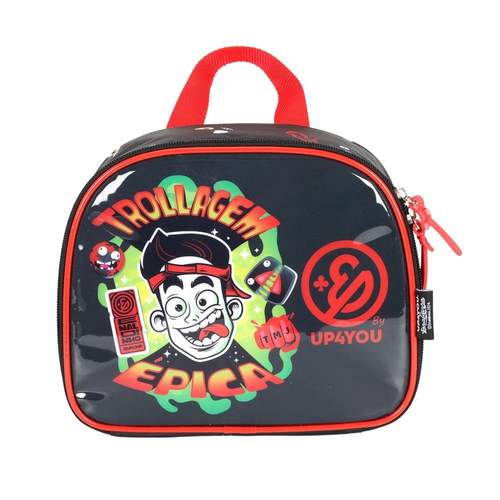 Lancheira Infantil Escolar Térmica Enaldinho Trolagem Épica