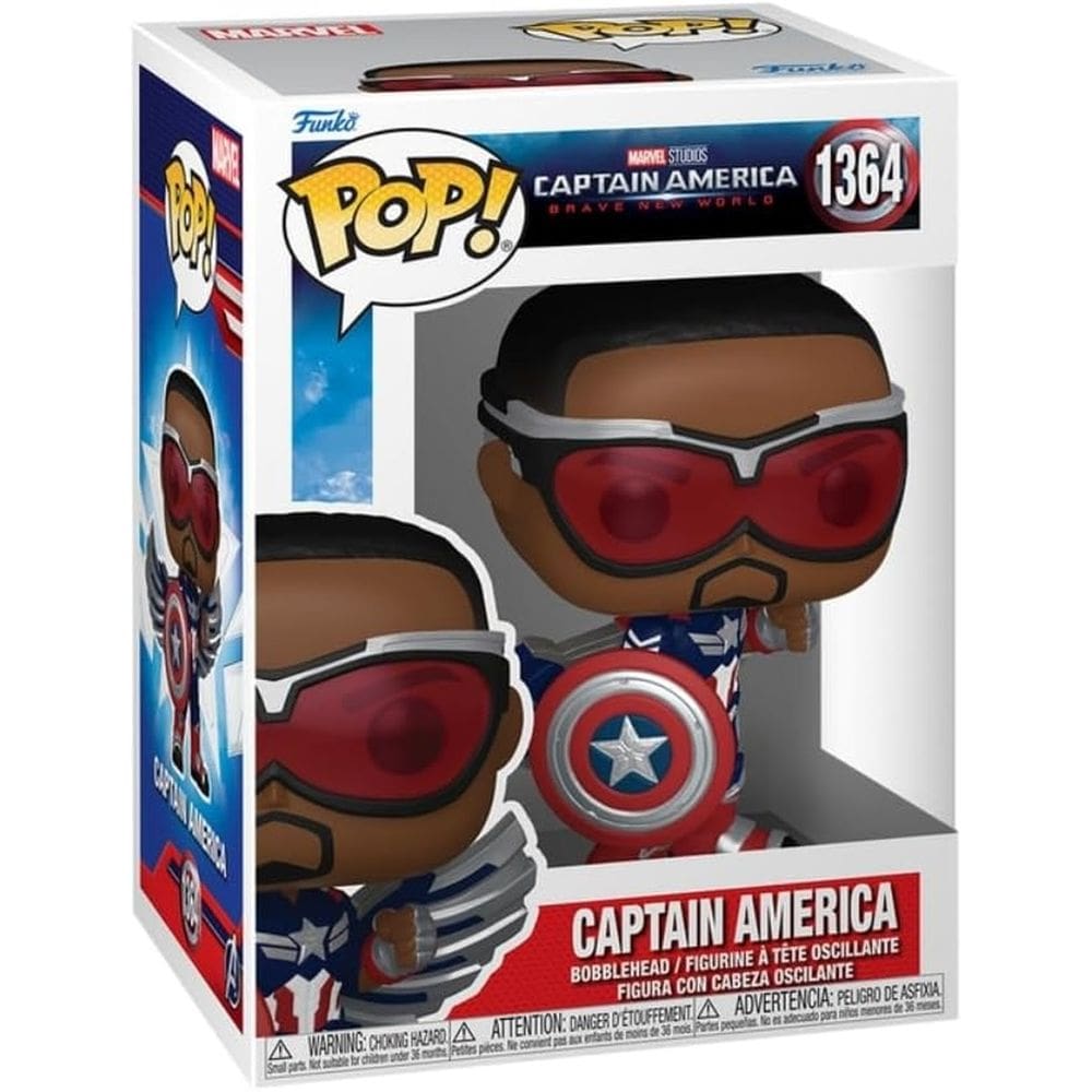 Boneco Funko Pop Capitão América (Sam Wilson) - Candide
