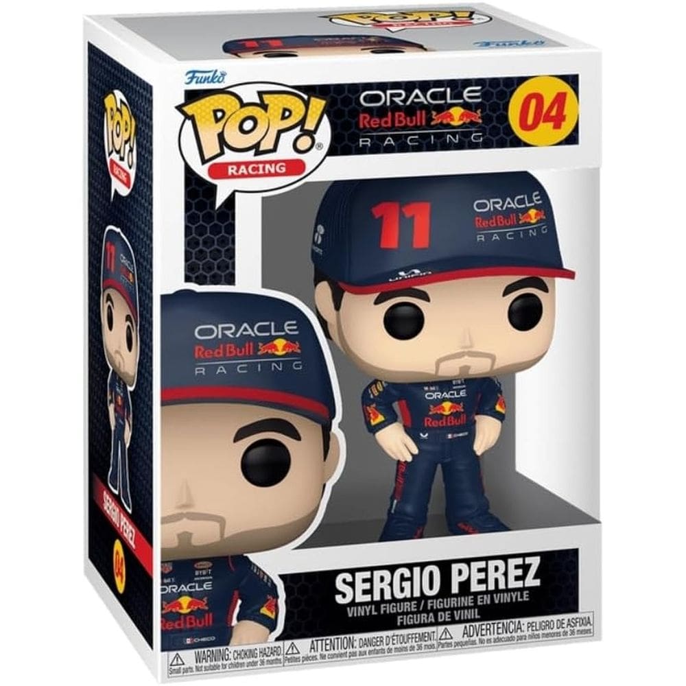 Boneco Funko Pop Sergio Perez Racing Oracle Red Bull Candide