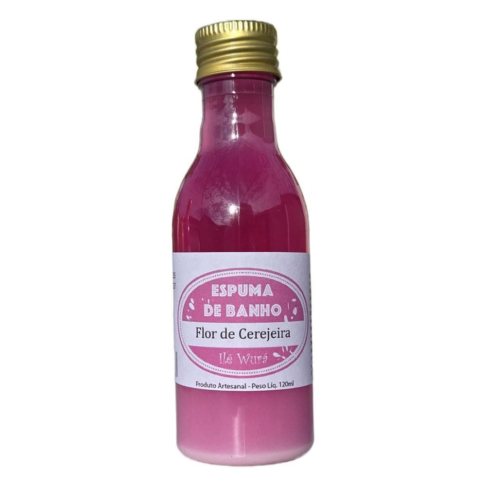 Espuma Banho Ilê Wurá Flor De Cerejeira 120Ml Ofurô Hidro