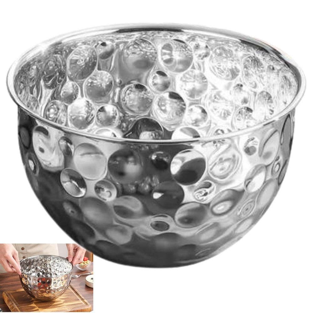 Tigela Bowl Inox Cumbuca Saladeira Fruteira Mesa Posta Sala de Jantar Buffet Refeiçao Cozinha Multiuso Versatil