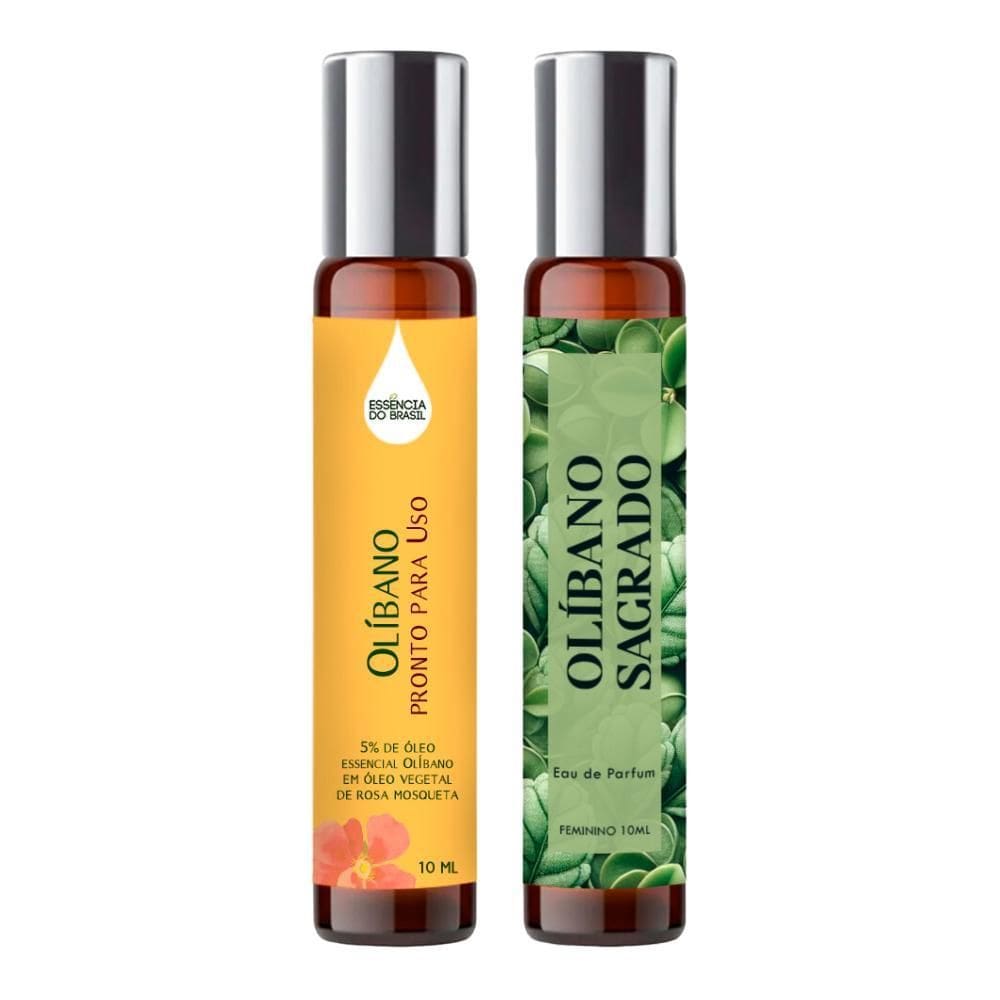 Perfume Spray Olíbano Sagrado Mulher 10Ml + Óleo Essencial