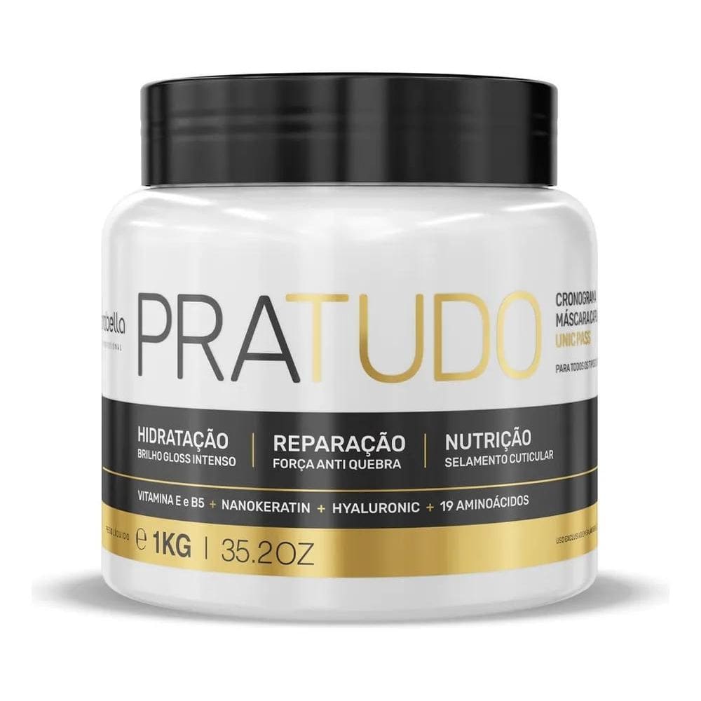 3X Cronograma Pratudo 30 Ativos Cronograma Capilar 1Kg Borab