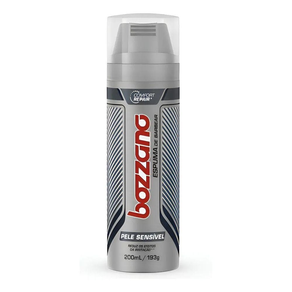 10X Espuma Para Barbear Pele Sensível Bozzano 193G