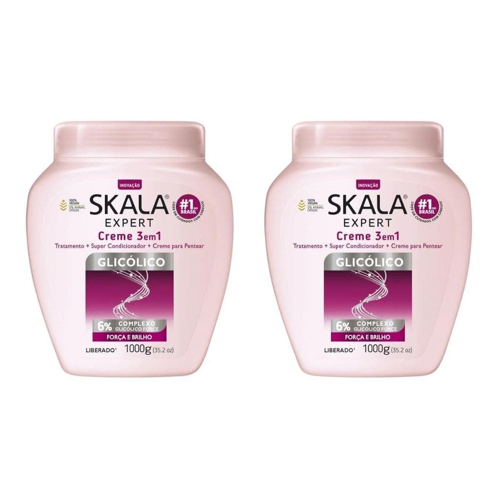 Creme Skala 1Kg Glicólico-Kit C/2Un