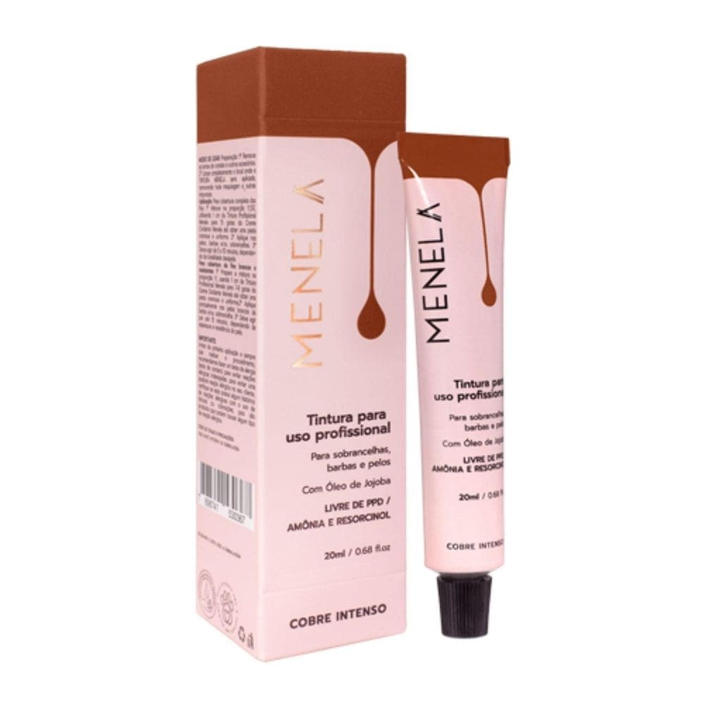 Tintura Para Sobrancelhas Menela Cobre Intenso 20ml