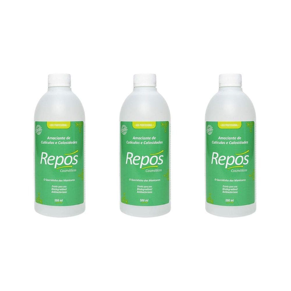 Repos Amaciante De Cuticulas E Calosidades Tradic 500Ml-3Un