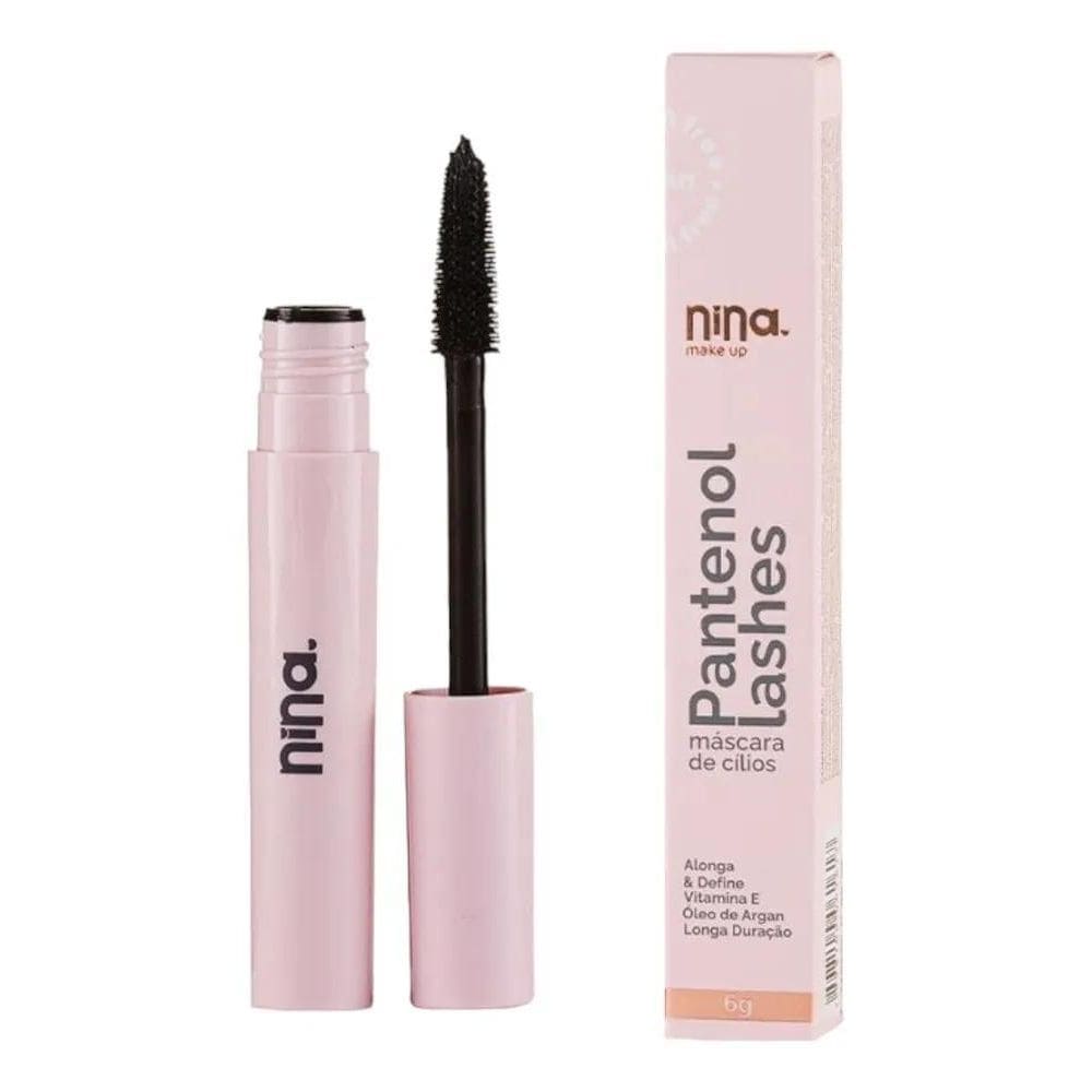 2X Máscara Cílios Pantenol Lashes Alonga E Define - Nina Mak