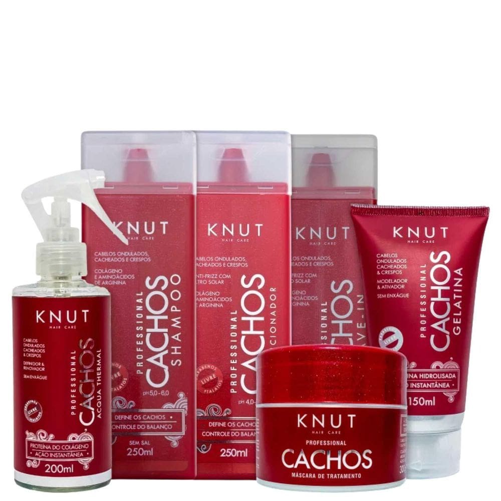 Kit Knut Cachos Definição Completo + Leave-In 250Ml