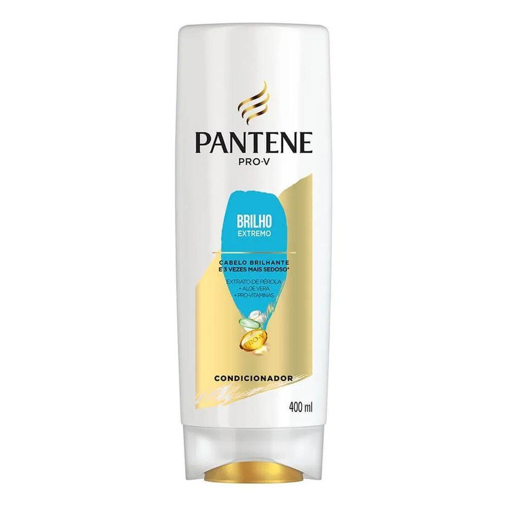 10X Condicionador Brilho Extremo Pantene 400Ml