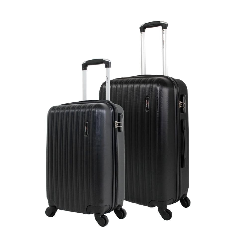 Kit de malas de Viagem bordo P 10kg  e média  23kg Londres Swiss Move Preta