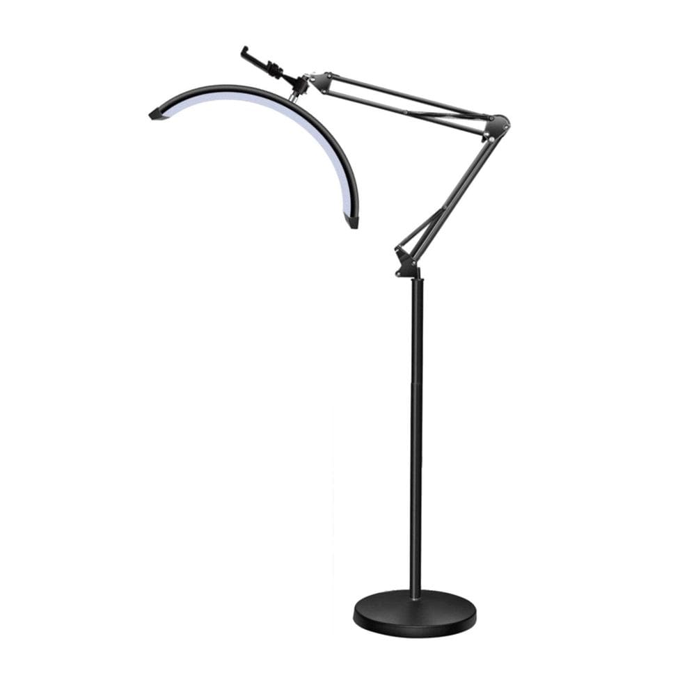 Luminária Piso Led Arco Meia Lua Estética Cílios Maquiagem